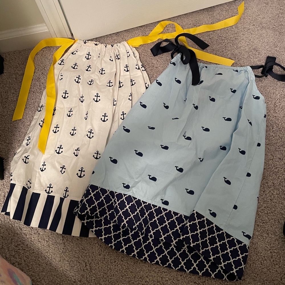 HANDMADE 2T Smock Gowns - Never worn